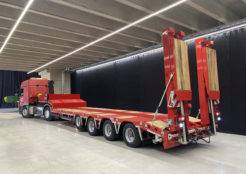 низкорамные полуприцепы для перевозки техники